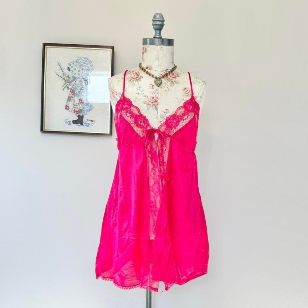60s‎ pink babydoll top vintage